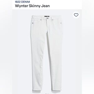 1822 Denim Women's Wynter Skinny Jeans in White